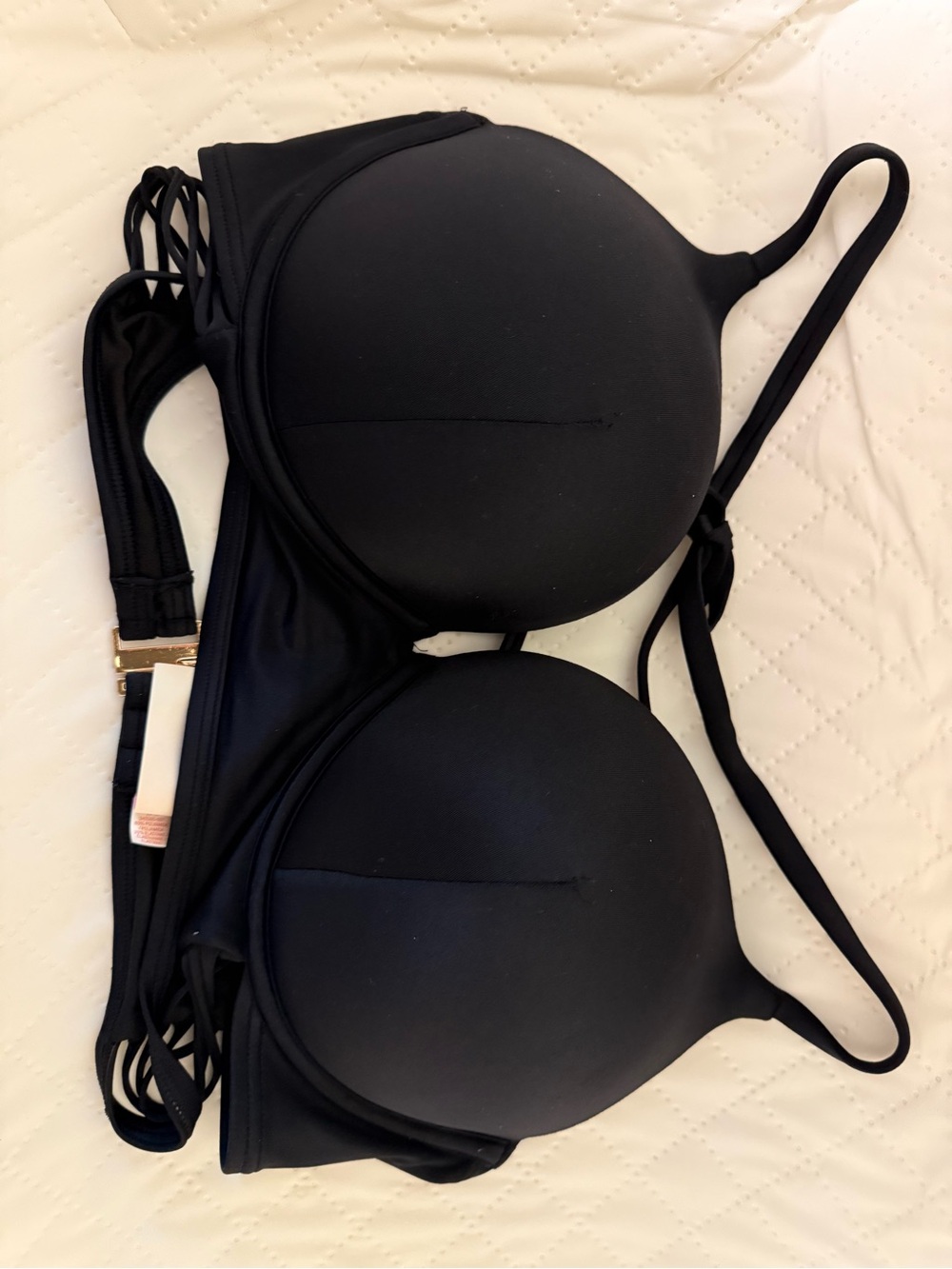 Victoria's Secret Bombshell Black Halter Bikini Top